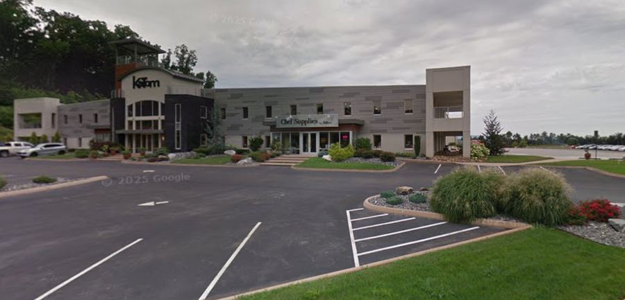 Google Street View image of a legitimate-looking supplier building with visible business signage.