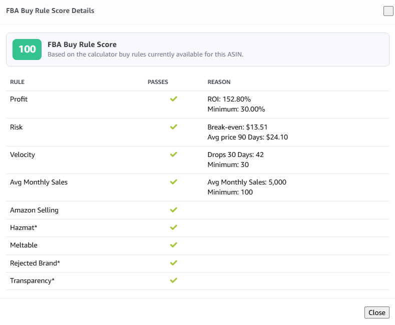 3P Mercury automated product analysis using Buy Rules.